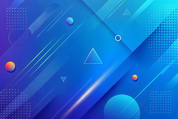 Leinwandbilder - Modern abstract shapes concept design background. Geometric shapes. Abstract gradient color background.