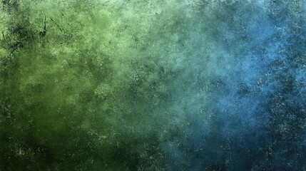 Wall Mural - Grunge Green and Blue Abstract Texture Background