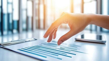 Poster - Hand Reaching for Data Visualization on Paper