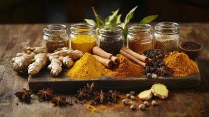 complete spices in powder or whole form