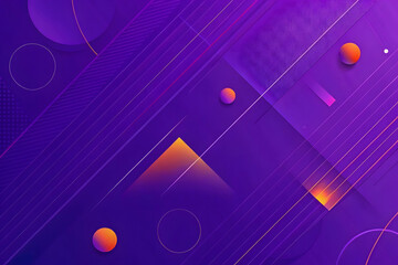 Leinwandbilder - Modern abstract shapes concept design background. Geometric shapes. Abstract gradient color background.
