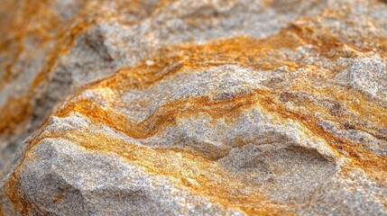 Poster - Close-Up of Golden Rock Surface Texture