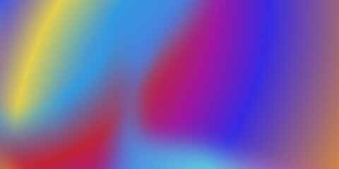 Poster - Long Gradient Backround Abstract dark blue raster, blurred background, color smooth gradient texture, shiny bright website pattern, banner header or sidebar graphic art image Degarde