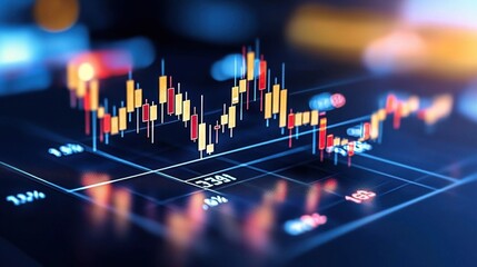 Poster - Financial Data and Trading Chart Visualization