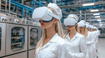 Poster - Factory Workers Using Virtual Reality Technology