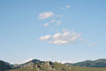 Mongolia beautiful nature sky landscape