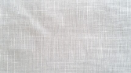 Poster - Soft White Linen Fabric Texture for Background Use