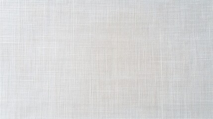 Poster - White Linen Fabric Texture for Background Use