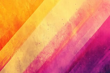 Poster - Colorful gradient backdrop blending yellow, orange, and pink with stripes, sunlight highlights, and textured grainy lo-fi effect