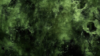 Poster - Dark Green Grainy Texture Background