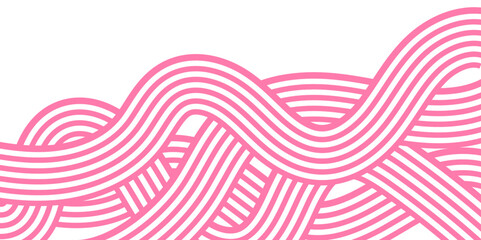 Abstract colorful wave line seamless pattern background design.