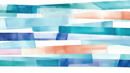 Poster - Watercolor Timelapse of Paint Strokes Coming to Life