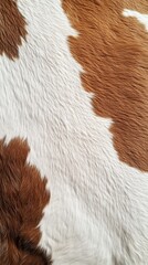 brown and white cow fur showing animal hide texture
