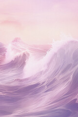 Pink pastel water waves background. Sea pattern surface reflection. Ocean wave splash liquid texture. Abstract nature lake view