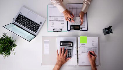 Aufkleber - Professional Business Accountant Doing Financial Advisory