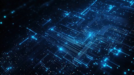 Poster - Abstract Digital Circuitry