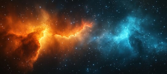 a space background with a nebula
