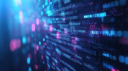 Binary Code Digital Abstract