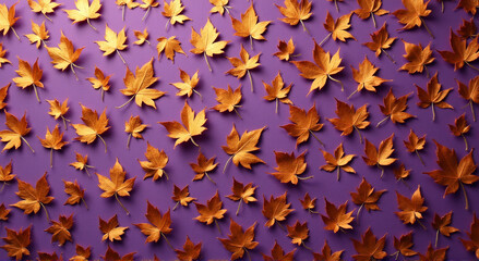 pattern with leaves