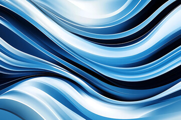 abstract blue wave background