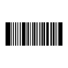 simple barcode isolated on white background.