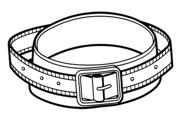 Belt vector line art