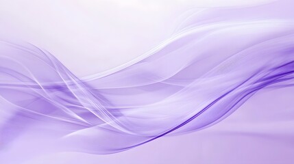 Poster - Abstract Purple Waves