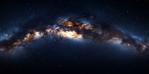 Wall Mural - galactic night sky background