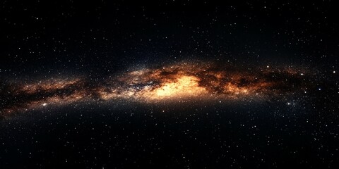Wall Mural - galactic night sky background