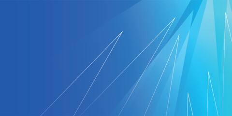 Wall Mural - modern blue corporate background with triangles gradient geometric shapes.