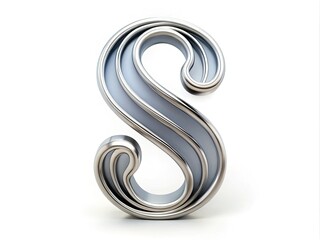 A stylized, modern silver letter S logo with curved lines and abstract shapes, set against a clean white background, evoking sophistication and innovation.