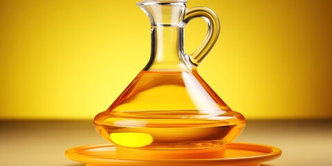 Poster - olive oil in a bottle