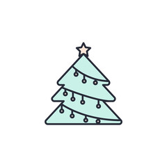 Poster - Christmas Light icon vector illustration. Christmas Light symbol isolated on white background
