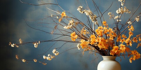 Wall Mural - vase with flowers