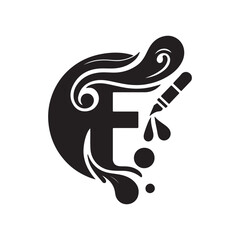 Modern Letter F Logo Icon Design: A Simple, Clean Template Element Ideal for Professional Branding and Digital Projects