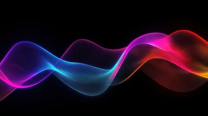 Poster - Abstract Colorful Waves