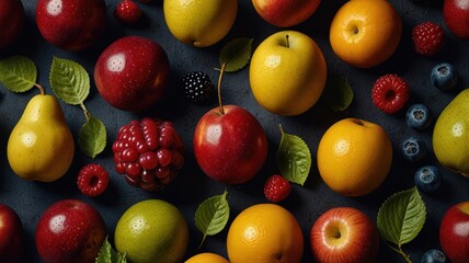 Wall Mural - Vibrant Fruit Medley