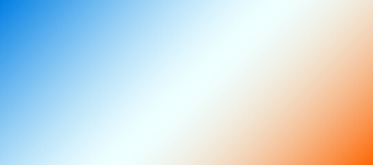 Poster - Blurred background with colorful diagonal gradient colors of orange, blue and white, texture blur abstract background, abstract gradation blur texture