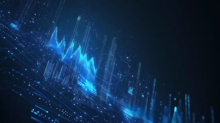 Poster - Abstract Digital Data Visualization