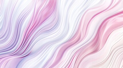 Poster - abstract pink and white swirls