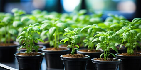 Canvas Print - plant in a pot