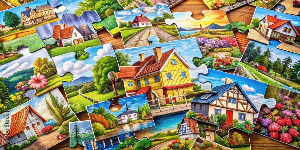 Creative Puzzle Drawing Ideas for Fun Activities and Engaging Arts and Crafts Projects at Home