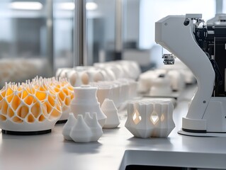 Poster - Innovative 3D Printing Equipment in Laboratory Setting