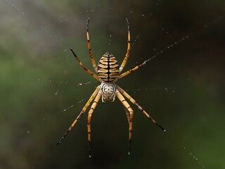 Wall Mural - Australian Garden Orb Weaver Spider (Argiope catenulata).