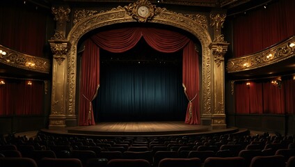 Beautiful theater stage.