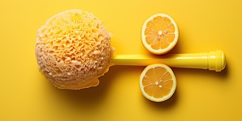 Wall Mural - lemon and orange