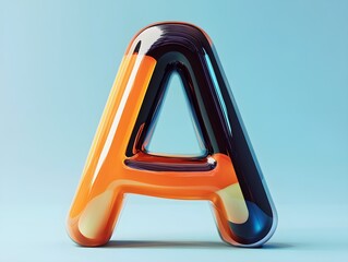 Poster - Abstract Colorful Letter A Design