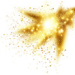 © Hype2Art - Sparkle and glitter in gold with a bright shimmer creating a burst of shiny light
