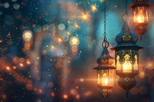 wallpaper for Islamic greetings AI generative