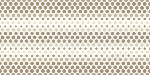 Poster - beige polka dot pattern: subtle elegance meets modern design in this seamless texture of taupe and b